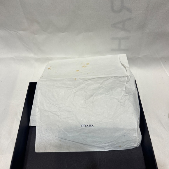PRADA CAMMELLO NYLON TRIFOLD WALLET with box - Picture 11 of 11